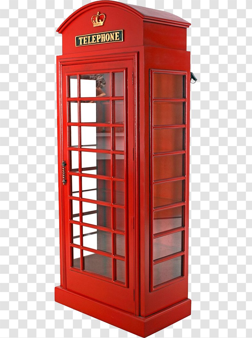 Telephone Booth Red Box Cabinetry - Design Transparent PNG