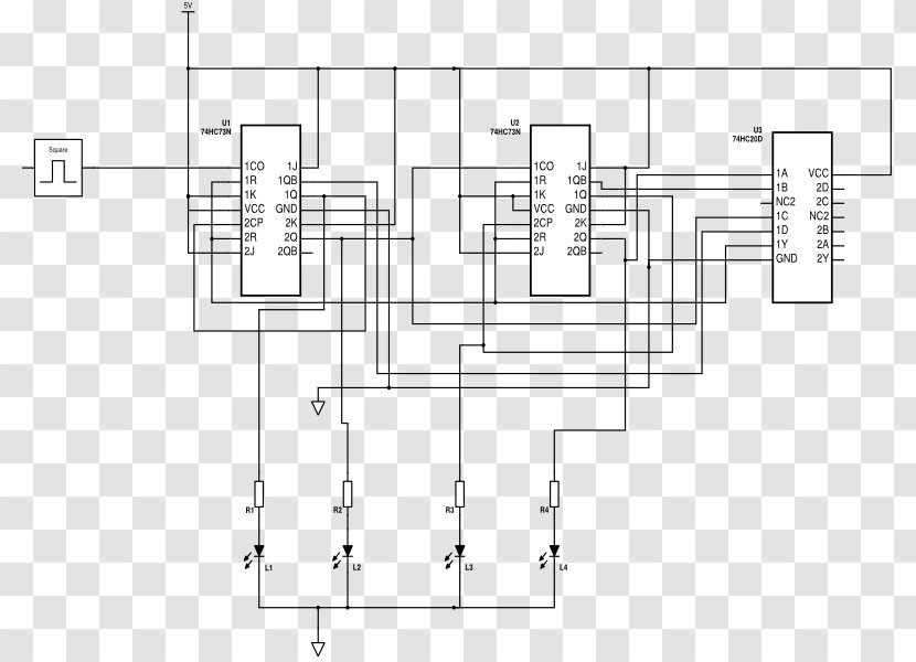 Floor Plan Technical Drawing Electronic Circuit - Rectangle - Design Transparent PNG