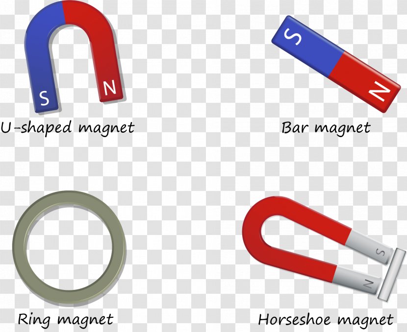 Magnet Euclidean Vector Illustration - Product Design - Hand-painted Transparent PNG