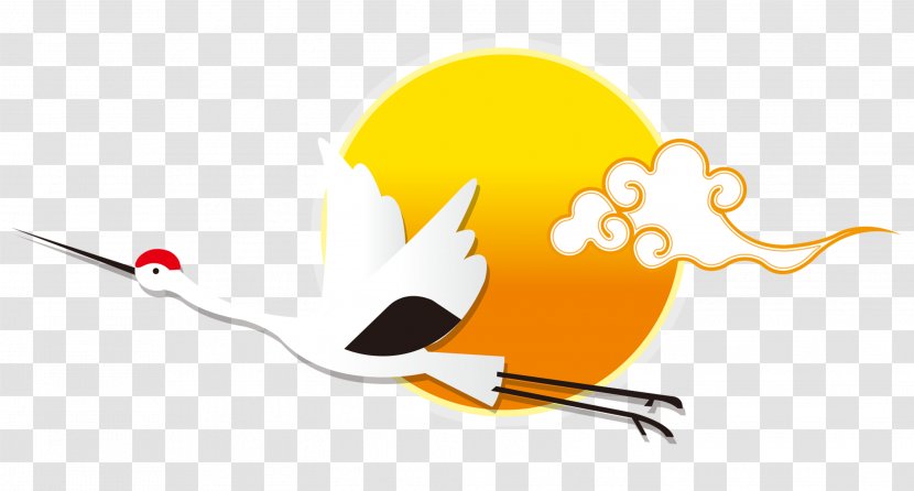 China Crane Laughter - Technology - FIG Clouds Swan Transparent PNG