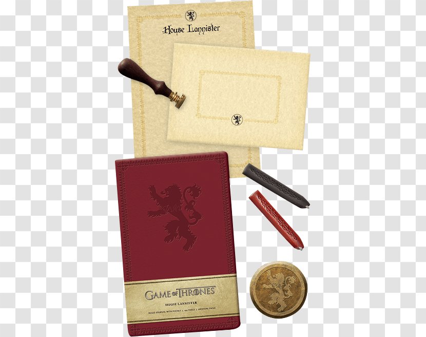 Paper Game Of Thrones: House Lannister Deluxe Stationery Set Jaime Tywin Transparent PNG