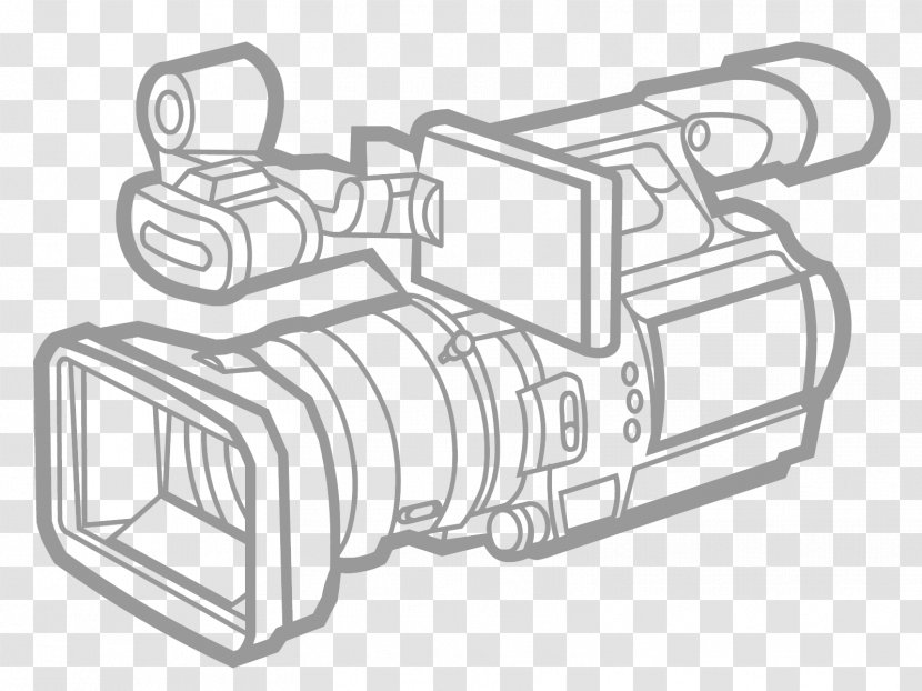Digital Video Cameras Clip Art Drawing - Camera Transparent PNG