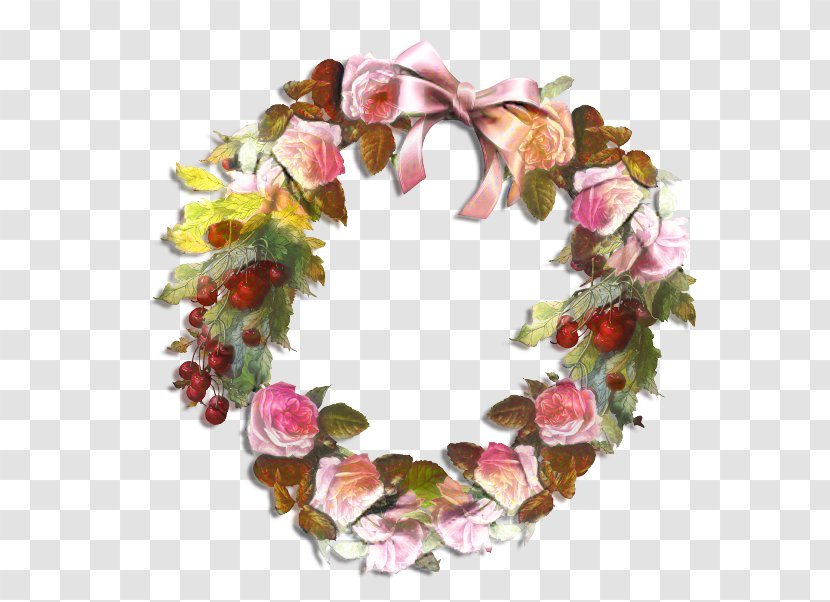 Wreath Flower Rose Clip Art Garland - Plant Transparent PNG