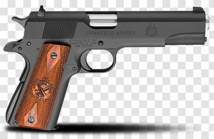 Springfield Armory .45 ACP United States Military Standard Firearm M1911 Pistol - Weapon - Automobile Parts Transparent PNG