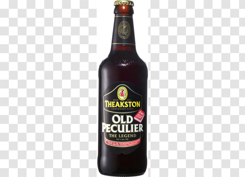 Theakston Old Peculier Brewery Liqueur Ale Cocktail - Glass Bottle Transparent PNG