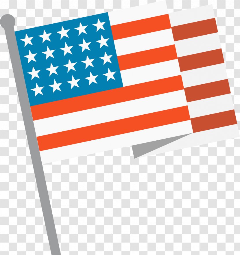 Flag Of The United States Illustration - Pattern - Vector Hand-painted American Transparent PNG