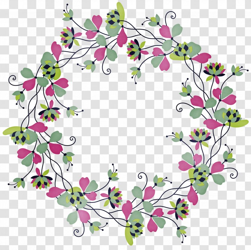 Floral Design Clip Art Wreath Flower Rose - Petal Transparent PNG