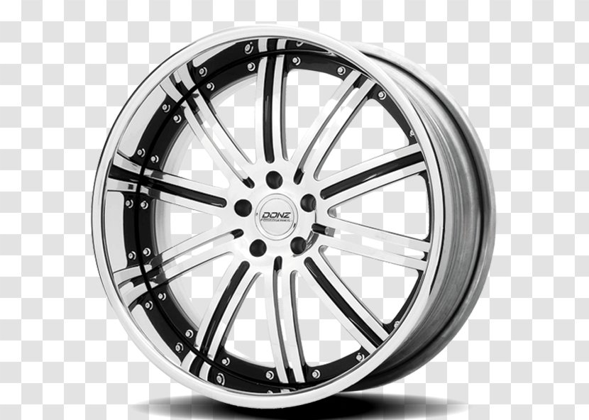 Alloy Wheel Car Bicycle Wheels Spoke - Auto Part Transparent PNG