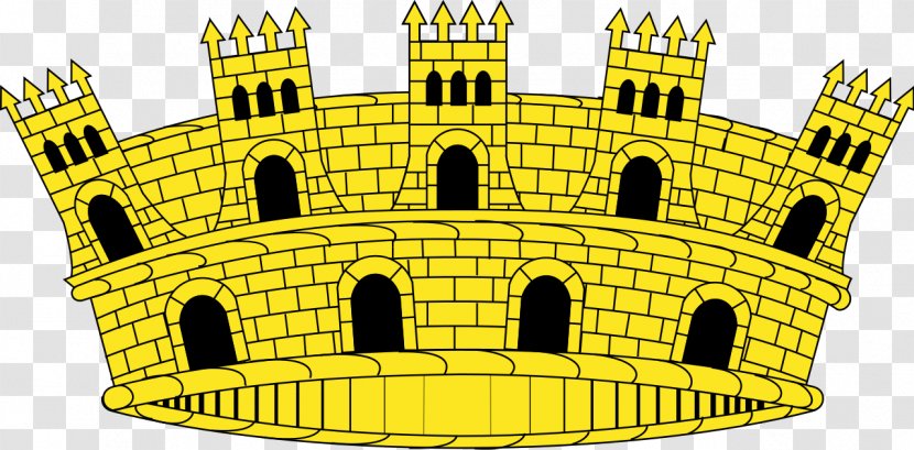 Spain Mural Crown Crest Coroa Real Transparent PNG