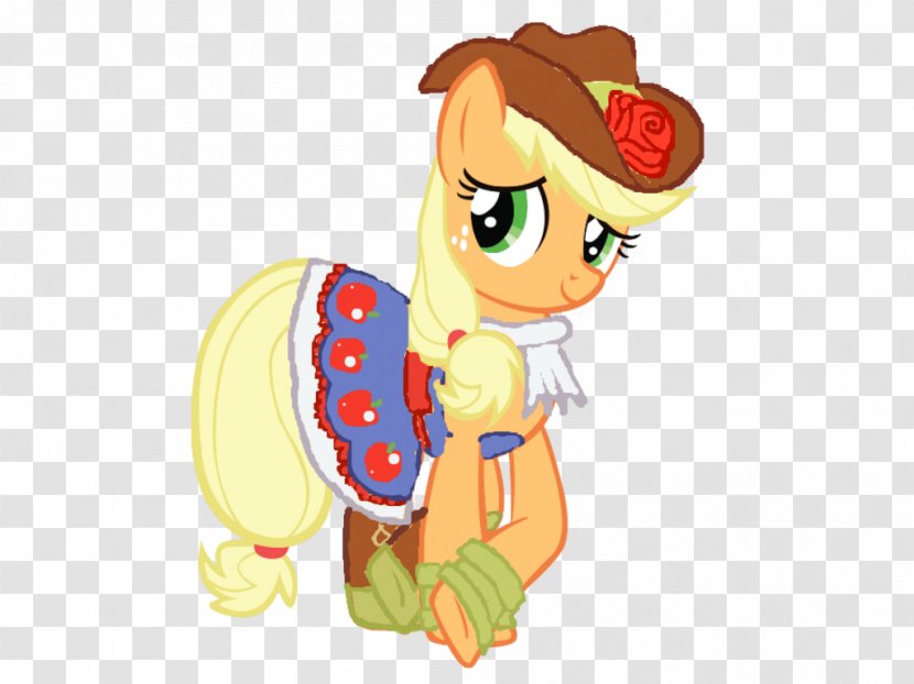 Applejack Rarity Rainbow Dash Pony Pinkie Pie - Fictional Character - Dress Transparent PNG