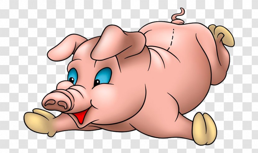 Piglet Cartoon - Flower - Pig Transparent PNG