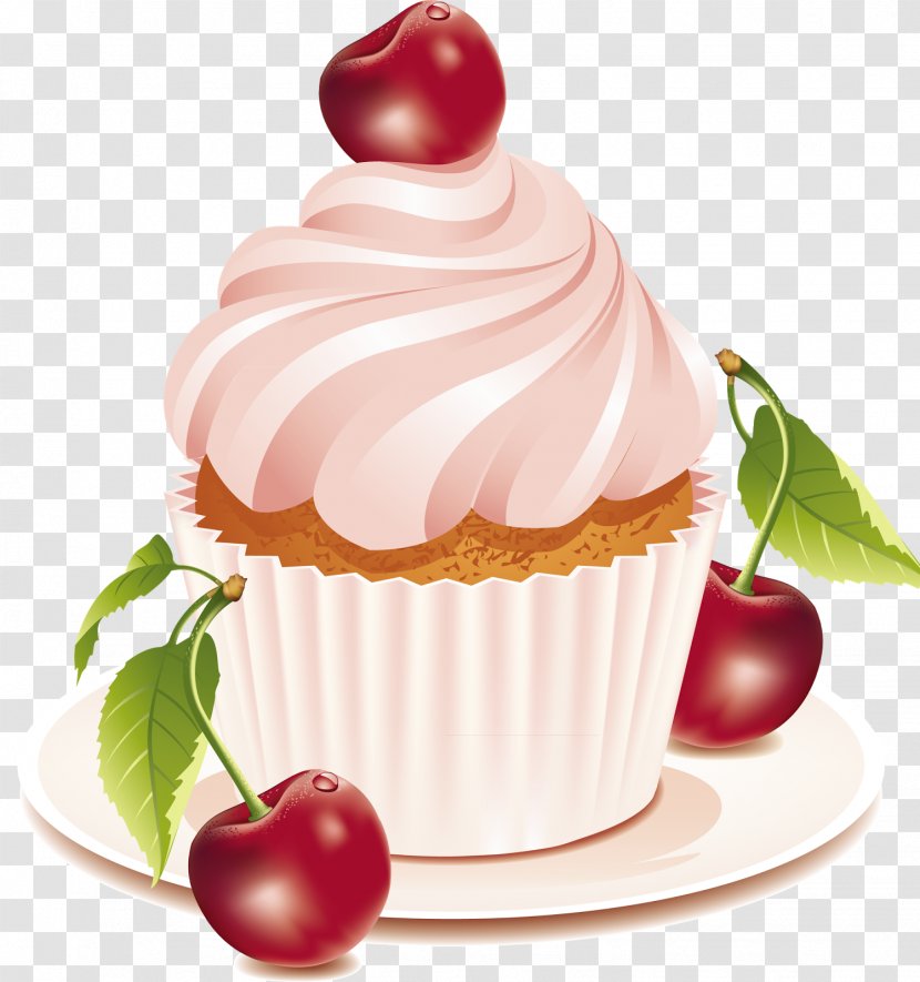 Birthday Cake Cupcake Bakery Chocolate Wedding - Vector Transparent PNG
