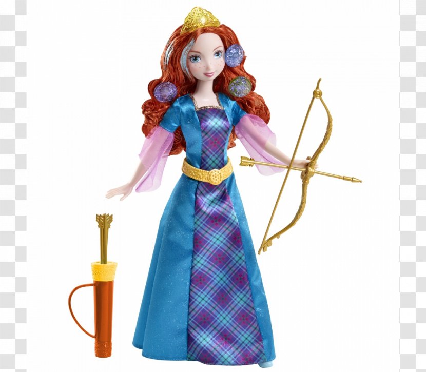 Merida Rapunzel Ariel Doll Disney Princess - Toy Transparent PNG