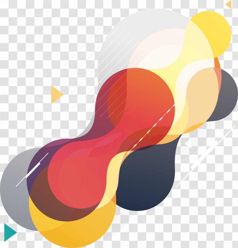 Abstraction Shape Motif - Color Abstract Pattern Transparent PNG