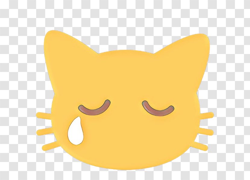 Cat And Dog Cartoon - Yellow - Smiley Moustache Transparent PNG