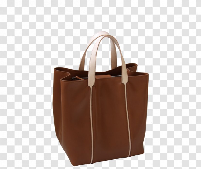Tote Bag Leather Brown Caramel Color - Shoulder Transparent PNG