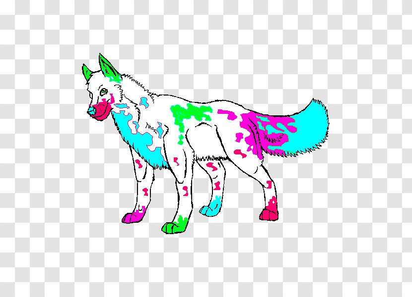 Canidae Clip Art Illustration Dog Pack Animal - Fictional Character - Painted Wolf Transparent PNG