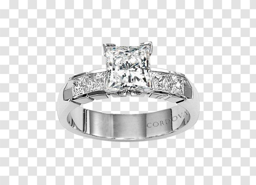 Engagement Ring Wedding Diamond Carat - Metal Transparent PNG