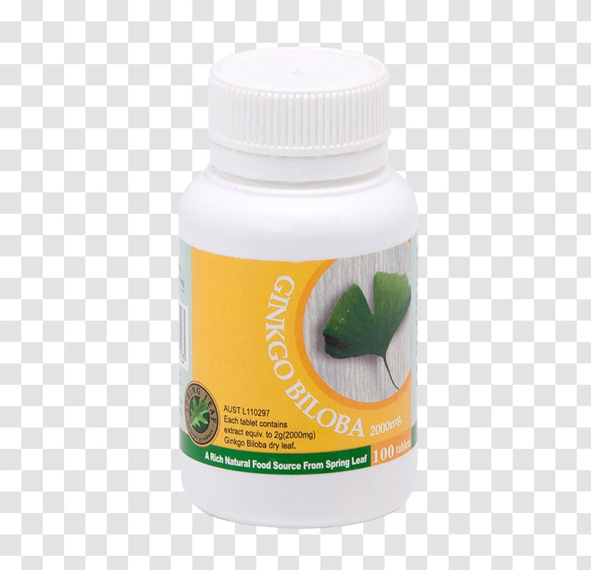 Nutrient Dietary Supplement Ginkgo Biloba Second Life Citric Acid - Homart Pharmaceuticals Pty Ltd Transparent PNG
