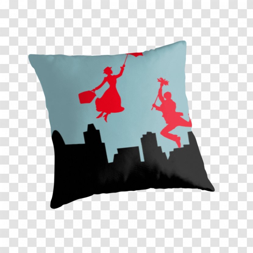Mary Poppins Throw Pillows T-shirt Cushion - PoPpins Transparent PNG