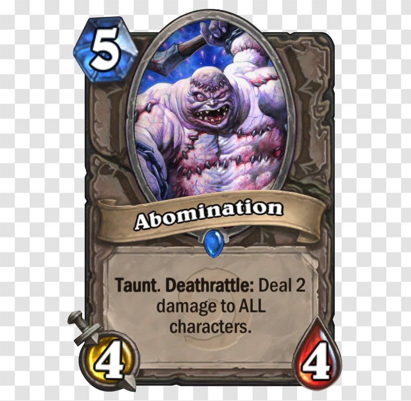 Knights Of The Frozen Throne Boomsday Project Playing Card Game Expansion Pack - Hearthstone - Abomination Transparent PNG