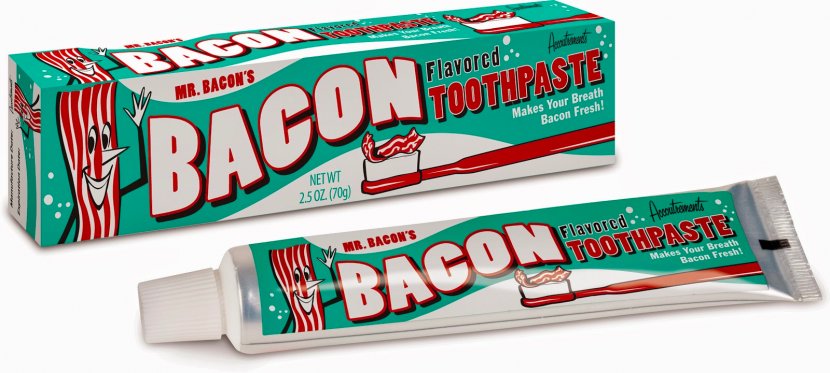 Bacon Frosting & Icing Breakfast Domestic Pig Toothpaste Transparent PNG