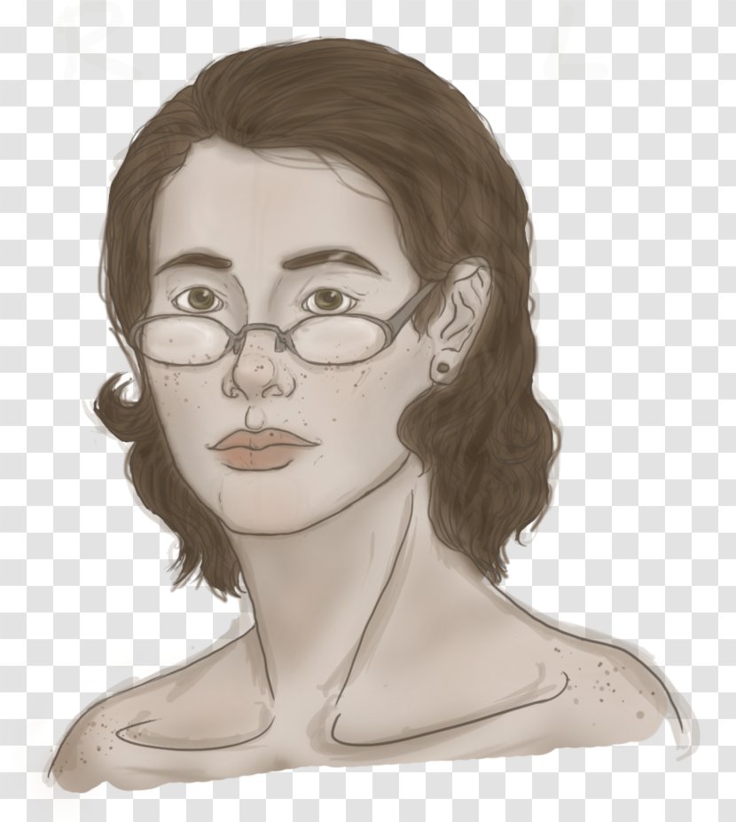 Nose Glasses Chin Jaw - Neck - Self Portrait Transparent PNG