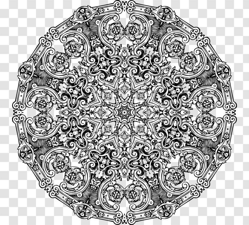 Clip Art Drawing Illustration Visual Arts Vector Graphics - Line - Mandala Book Transparent PNG