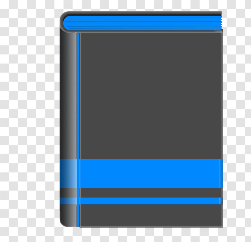 Book Cover Kapak Dust Jacket - Electric Blue Transparent PNG