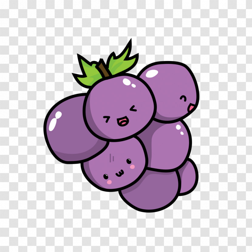 Grape Violet Grapevine Family Purple Fruit Transparent PNG
