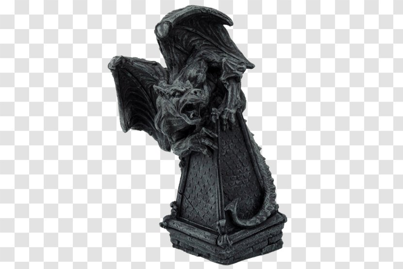 Gargoyle Figurine Statue Sculpture Gothic Architecture - Polyresin - Roaring Twenties Transparent PNG
