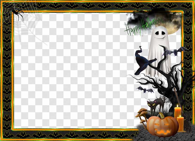 Halloween Picture Frames Decorative Arts Craft Clip Art - Film Series - Free Download Of Icon Clipart Transparent PNG