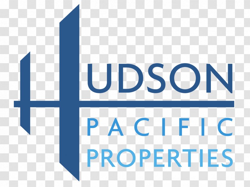 Logo Hudson Pacific Properties Design Hollywood Brand - Architecture - Blue Transparent PNG