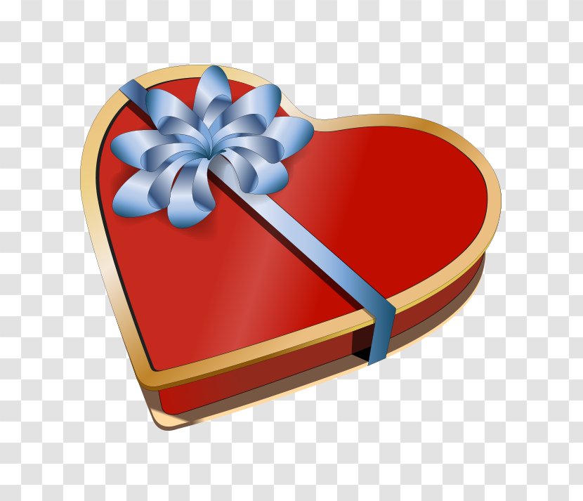 Heart Gift Box - Vector Fireworks Transparent PNG