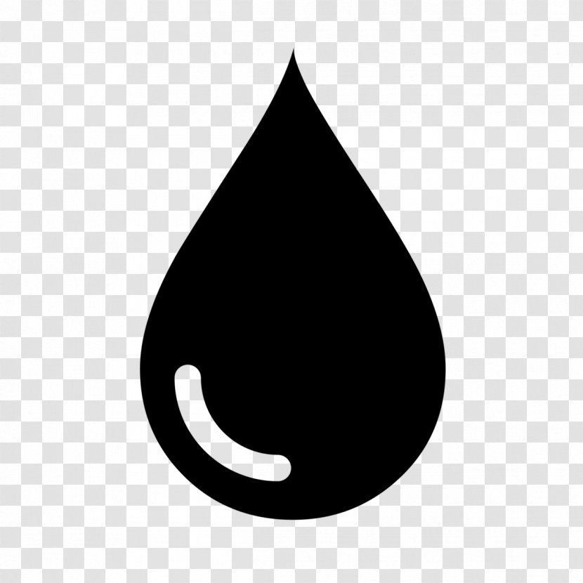 Drop Clip Art - Black - Water Transparent PNG
