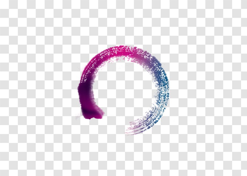 Ink Brush Drawing - Color Ring Transparent PNG