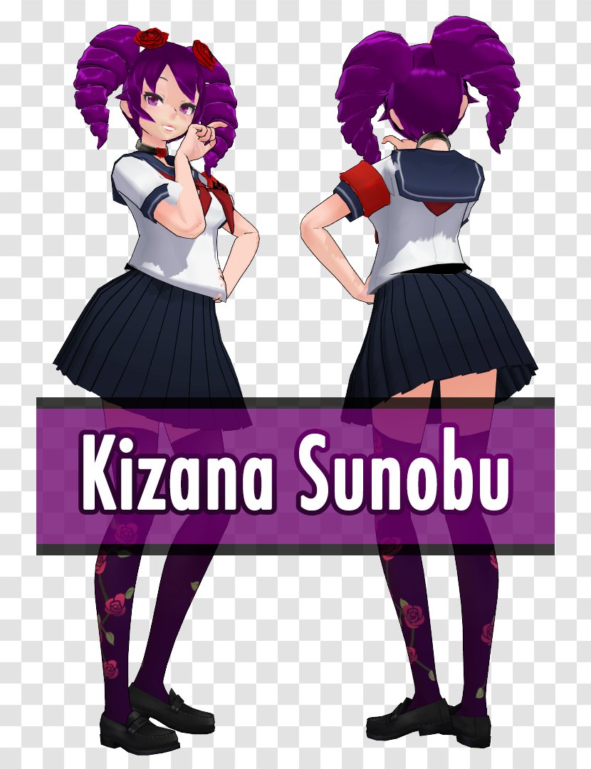 Kizana Yandere Simulator DeviantArt Costume - Flower - Mmd Loafers Transparent PNG