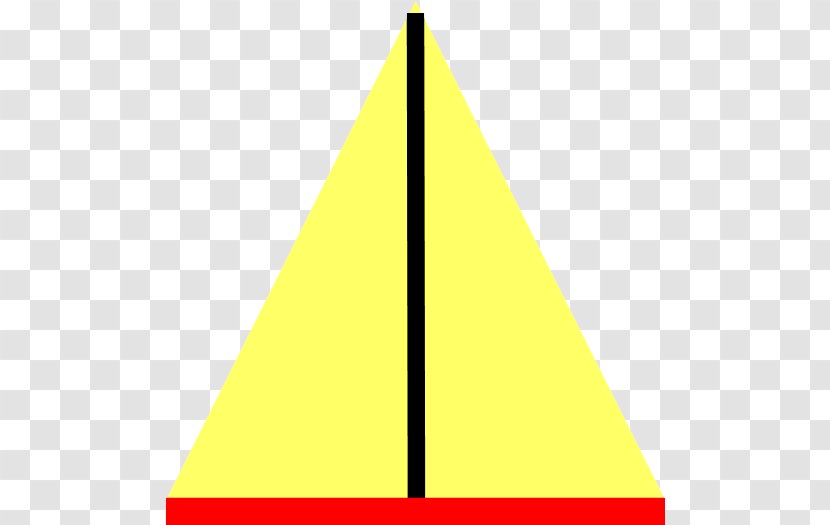 Triangle Line Yellow - Symmetry - Color Transparent PNG