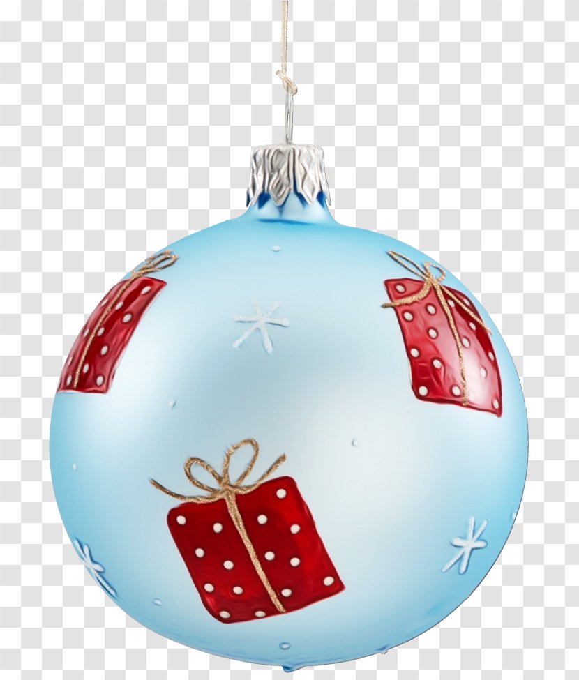 Christmas Decoration Cartoon - Holiday Ornament - Interior Design Turquoise Transparent PNG