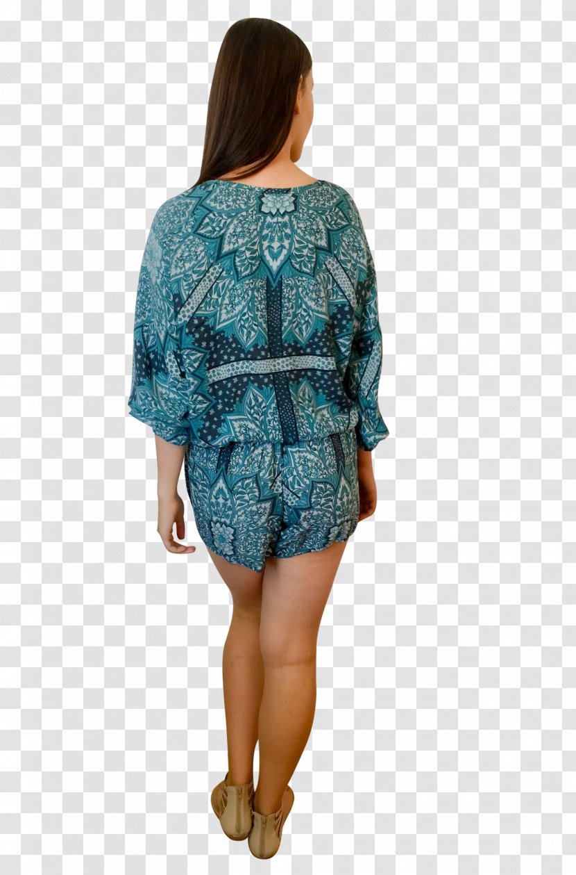 Playsuit Clothing Dress Jumpsuit Shirt - Shoulder - Bohemian Gypsy Transparent PNG