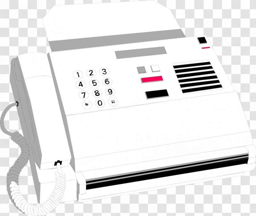 Technology Office Supplies - Fax Machine Transparent PNG