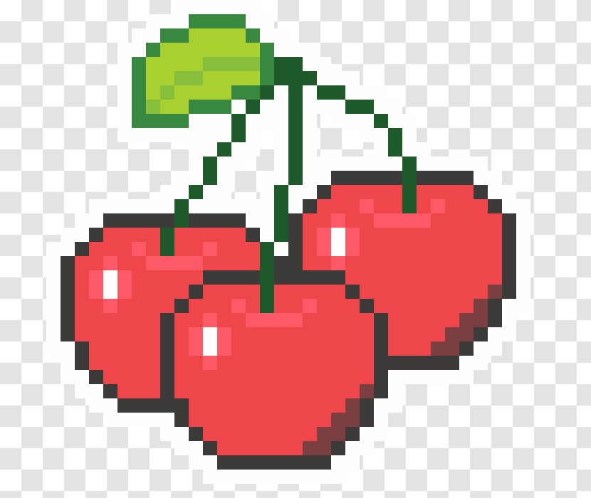 Rescue The Prince Cherry Pixel Art - Food Transparent PNG