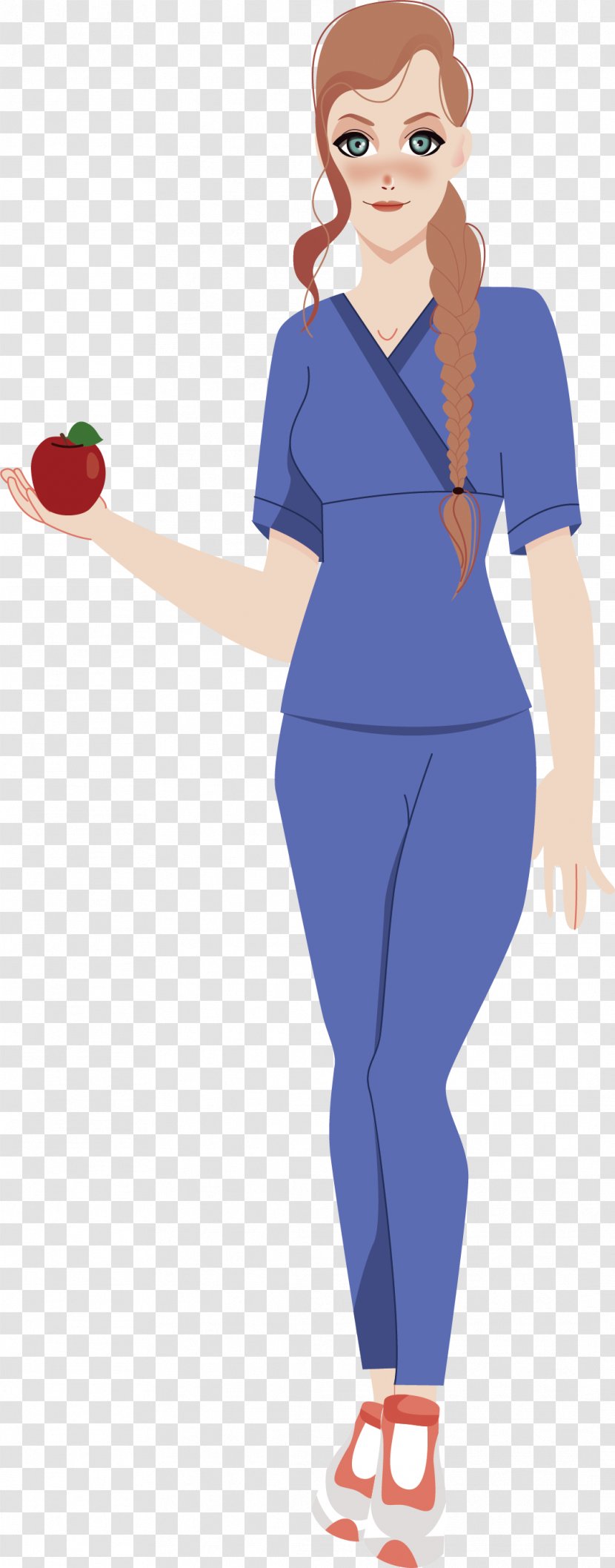 Apple Nurse - Tree - Holding An Transparent PNG