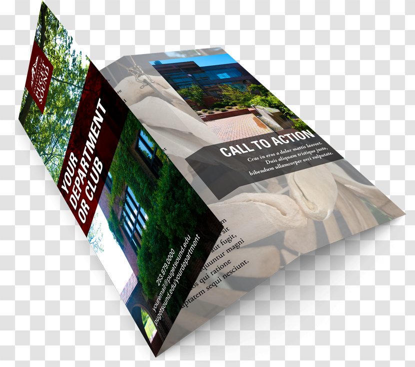 Brochure Offset Printing Service Company - Brand - Bi Fold Transparent PNG