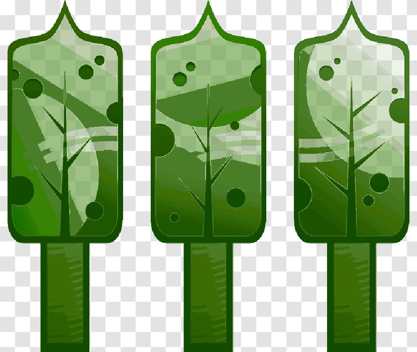Tree Trunk Clip Art Vector Graphics - Green - Abstract Transparent PNG