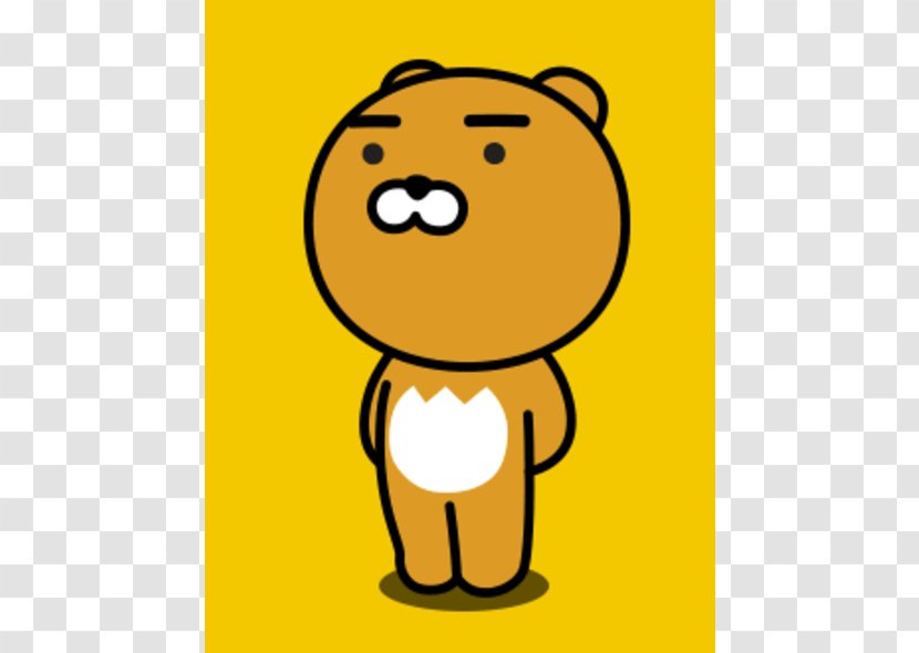 KakaoTalk Kakao Friends Smartphone - Smiley - Snout Transparent PNG