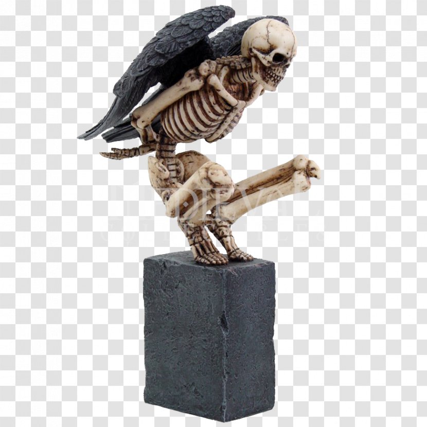 Human Skull Symbolism Skeleton Statue Death Santa Muerte - Angel Transparent PNG