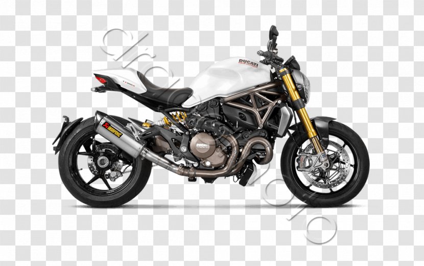 Exhaust System Ducati Multistrada 1200 Akrapovič Monster Motorcycle - Automotive Transparent PNG