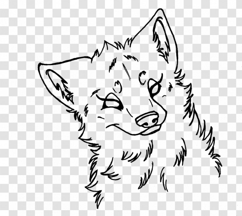 Whiskers Drawing /m/02csf Cat Clip Art - Black - Blue Wolf Head Transparent PNG