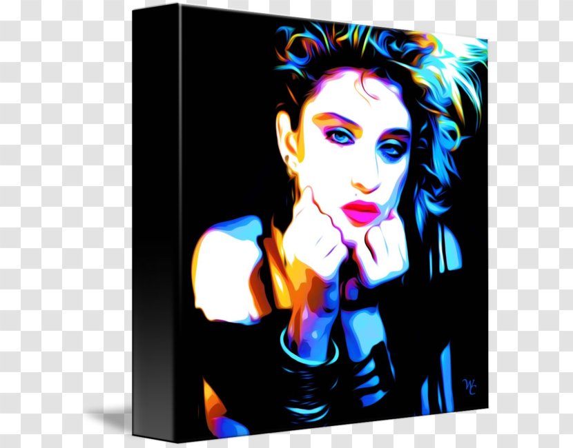 Madonna Modern Art Pop Painting - Watercolor Transparent PNG